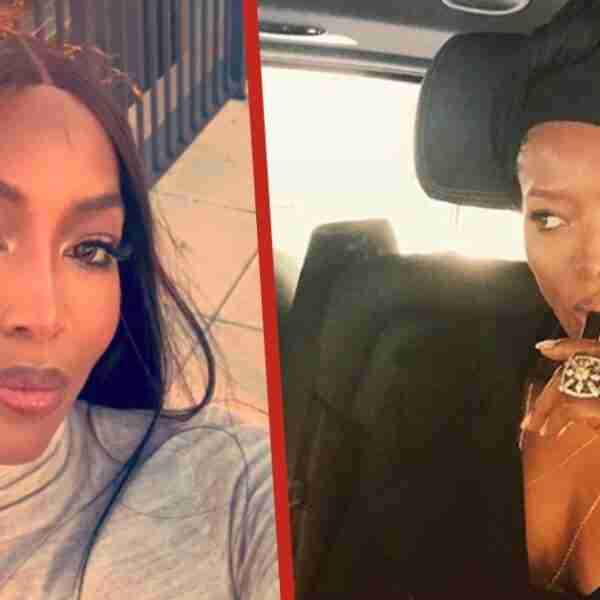 La Supermodelo Naomi Campbell comparte una foto de su aspecto real sin peluca