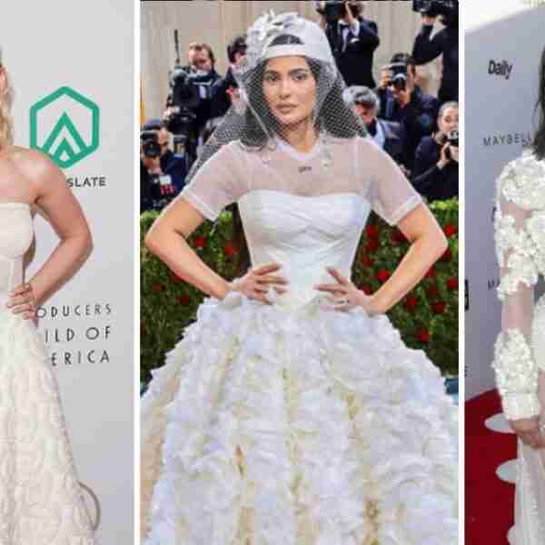 24 veces que las famosas parecieron unas verdaderas novias con sus vestidos en la alfombra roja