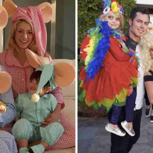 14 veces que los famosos fueron los “reyes indiscutibles” de Halloween disfrazándose en familia