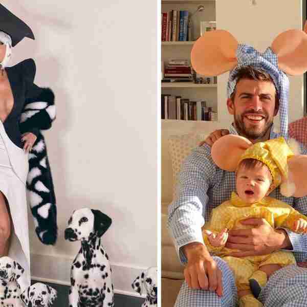 17 familias de famosos que se han tomado las redes sociales con sus disfraces de Halloween
