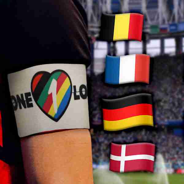 Al menos 8 selecciones de fútbol portarán un brazalete LGBT en Qatar pese a prohibiciones