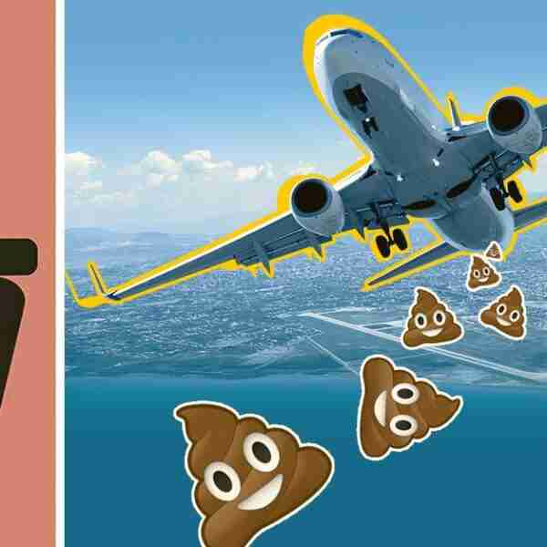 El Destino de los excrementos del avión provoca un revuelo sin gustar ni un pelo