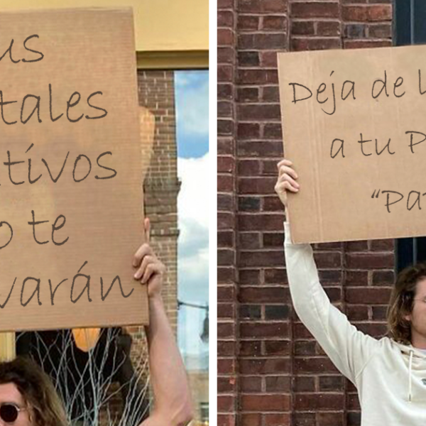 El ‘Tipo del Cartel’ tiene 8 millones de seguidores por protestar contra cosas molestas de la vida cotidiana con carteles divertidos (20 nuevas fotos)