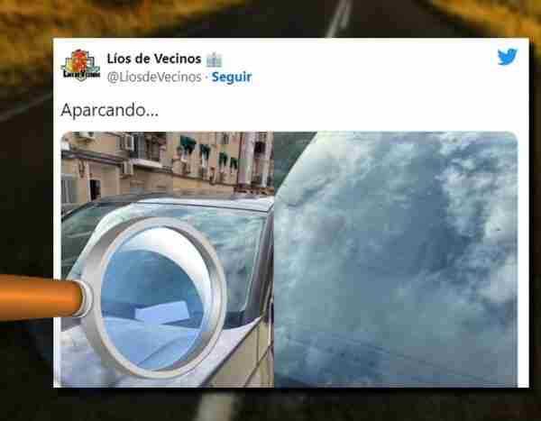 La maravillosa nota que dejaron en un coche que ocupaba dos plazas