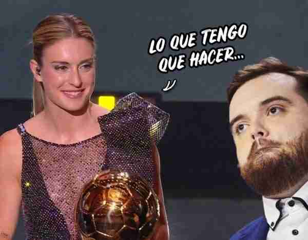 La «pullita» de Alexia Putellas a Ibai Llanos tras ganar su segundo Balón de Oro