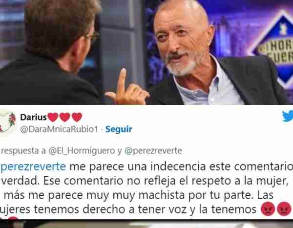 Las redes acusan de machista a Arturo Pérez-Reverte por sus polémicas declaraciones en ‘El Hormiguero’