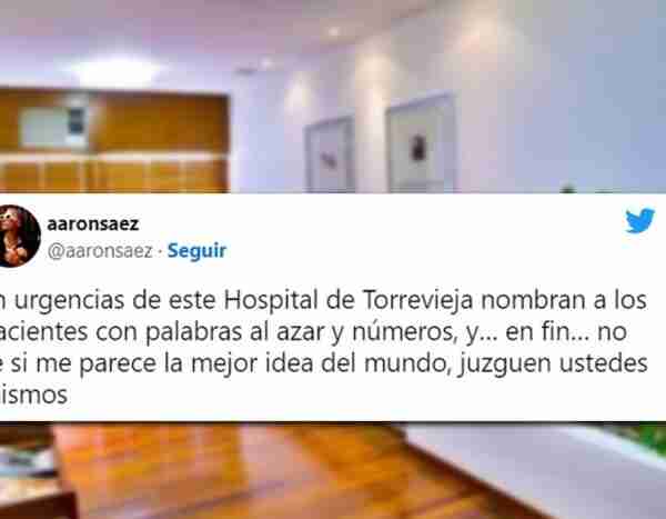 Lo que apareció en la pantalla de un hospital de Torrevieja ha revolucionado Twitter