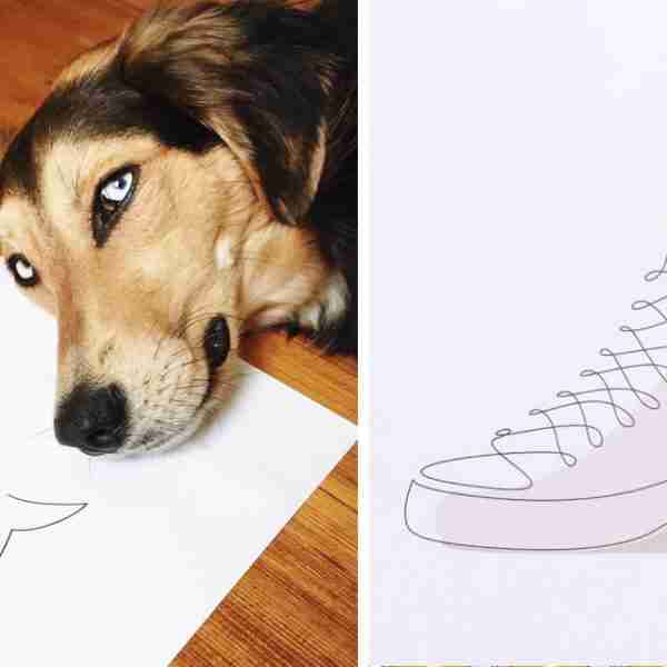 20 Curiosos dibujos que puedes hacer únicamente con una línea y un papel