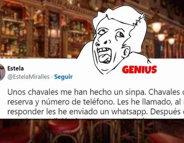 La conversación de WhatsApp viral de una camarera con un cliente que hizo un «simpa»