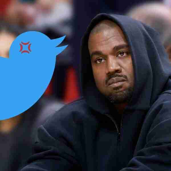 Kanye West fue suspendido de Twitter (otra vez) después de publicar un tweet con una esvástica