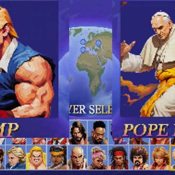 Una IA creó el videojuego ‘Celebrity Street Fighter’ y todos nos morimos por probarlo