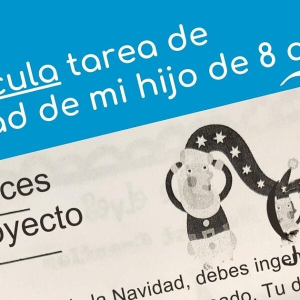 «La ridícula tarea de Navidad que han puesto a mi hijo de 8 años»