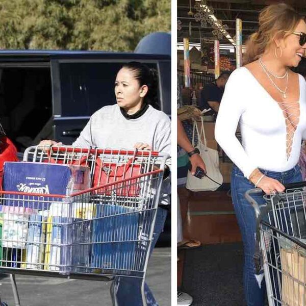 24 celebrities who shop at the grocery store just like the rest of us. Kylie Jenner rocks a diva-worthy outfit.