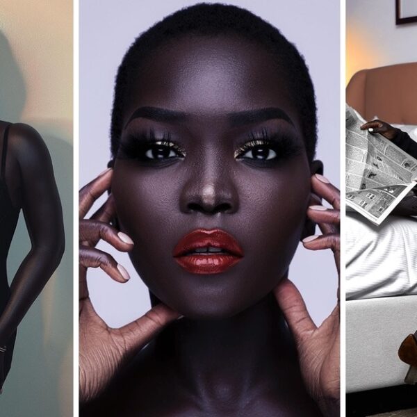 Triumphant Black Model Embraces Her Skin Color, Lovingly Dubbed the «Queen of Darkness»