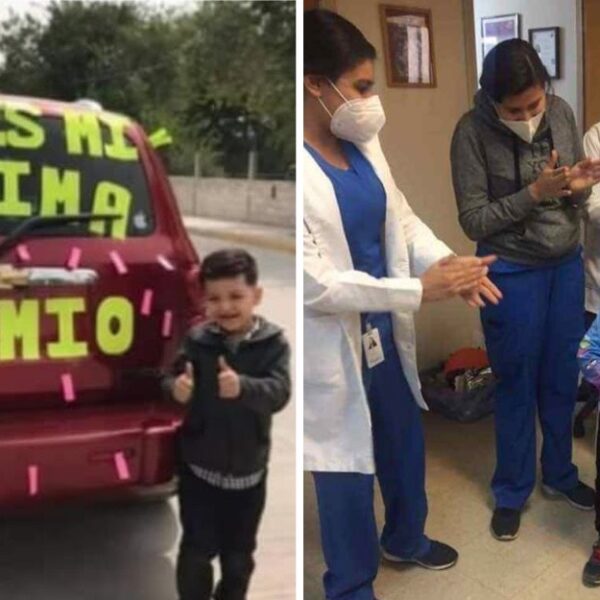 Child conquers leukemia and marks his last chemotherapy with a joyous celebration, honoring his bravery as a true warrior.