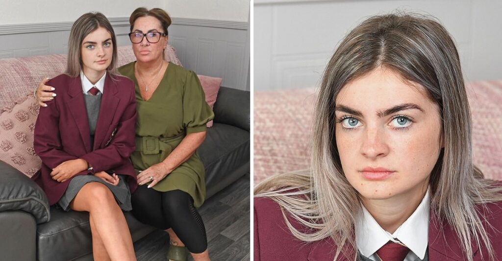 Teachers sent a student home for having what they believed were fake eyebrows that were too thick.