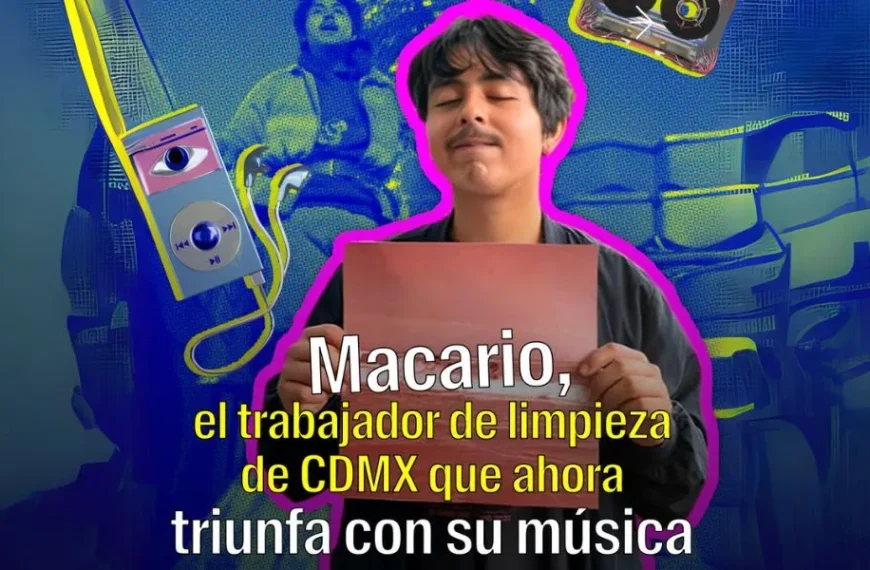 Macario, el trabajador de limpieza de CDMX que ahora triunfa con su música