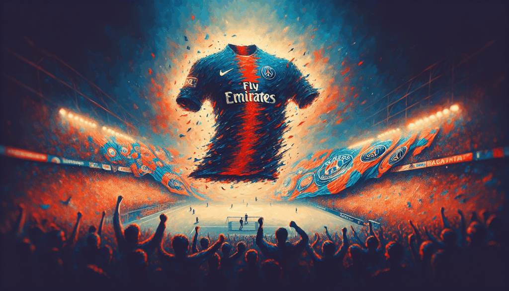 Pasión en Cada Hilo: La Camiseta del PSG y el Emotivo Tifo de su Afición
