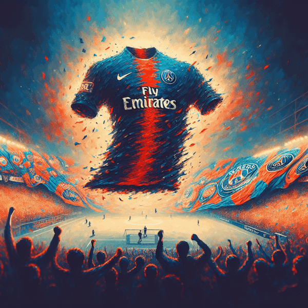 Pasión en Cada Hilo: La Camiseta del PSG y el Emotivo Tifo de su Afición