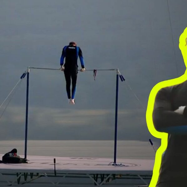 Sergey Boytsov, el gimnasta que hizo acrobacias extremas sin arnés desde un globo aerostático