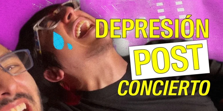 La depresión post concierto es real