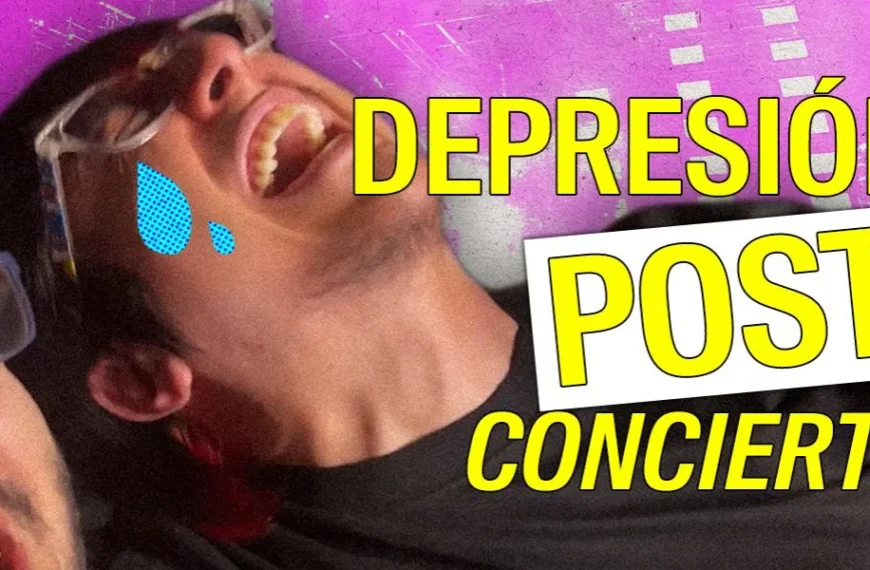 La depresión post concierto es real